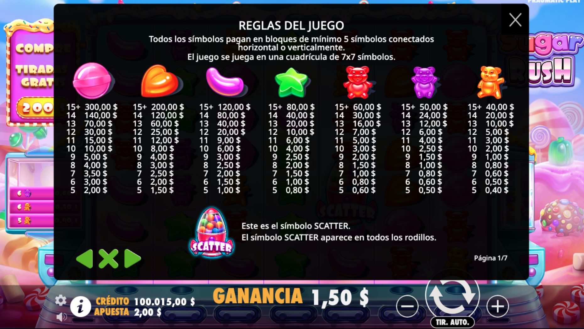 reglas del juego